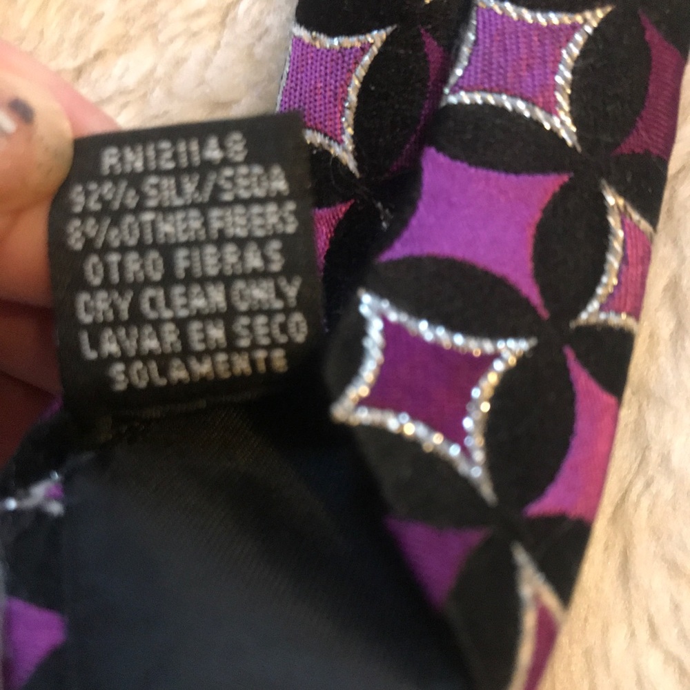Croft&Barrow 92% Silk Necktie - Picture 5 of 9